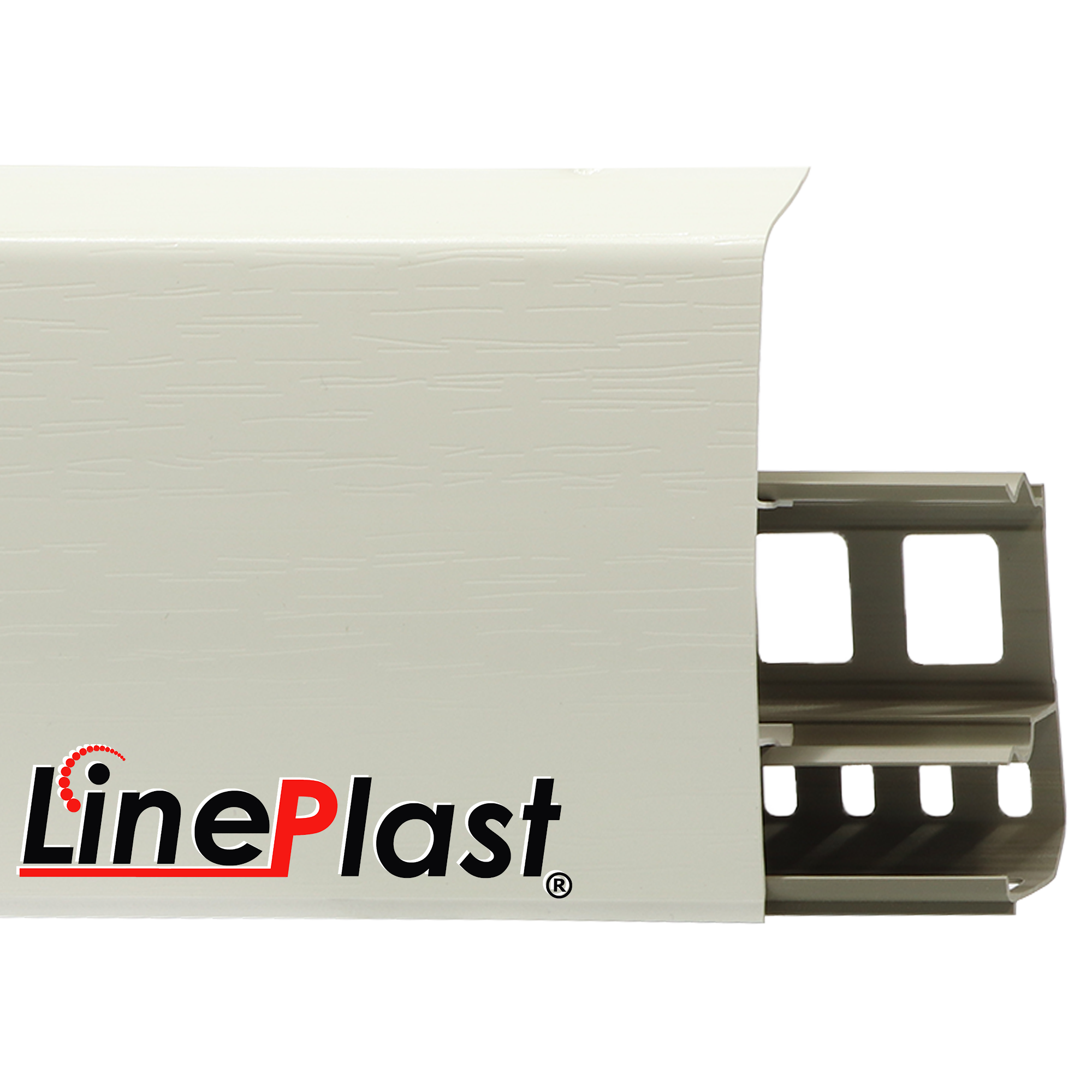 Плинтус LinePlast - 85 Белый глянец LS002