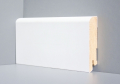 Плинтус Deartio МДФ White U 102 - h 80 мм