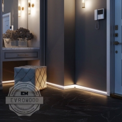 Плинтус напольный для светодиодной подсветки Evrowood PN 021 LED