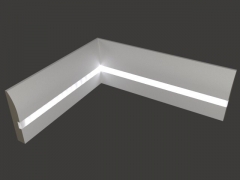 Плинтус напольный для светодиодной подсветки Evrowood PN 080 LED